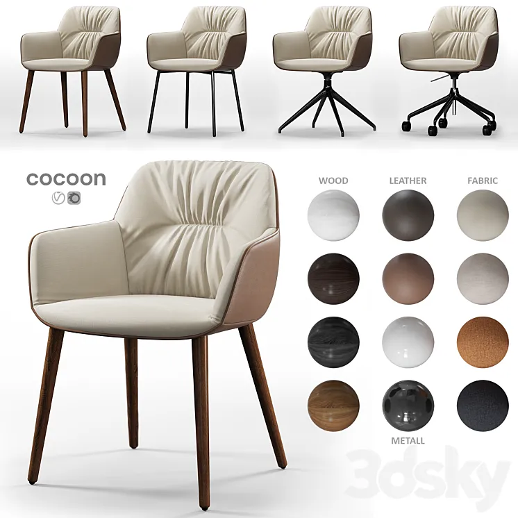 Calligaris Cocoon 3D Model Free