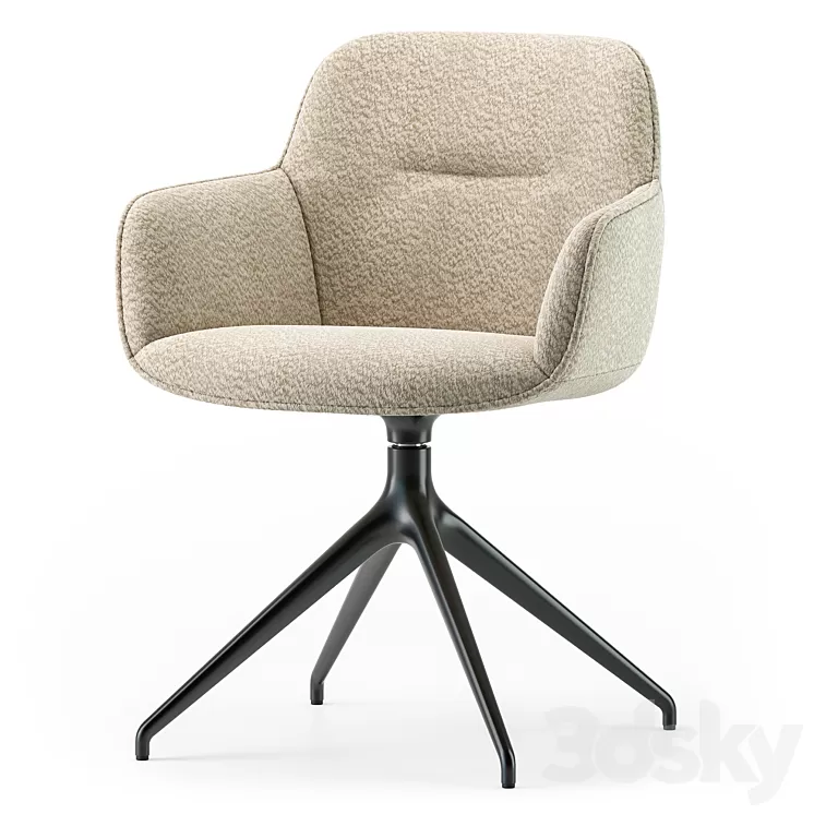 Calligaris Cocoon metal base armchair 3D Model Free