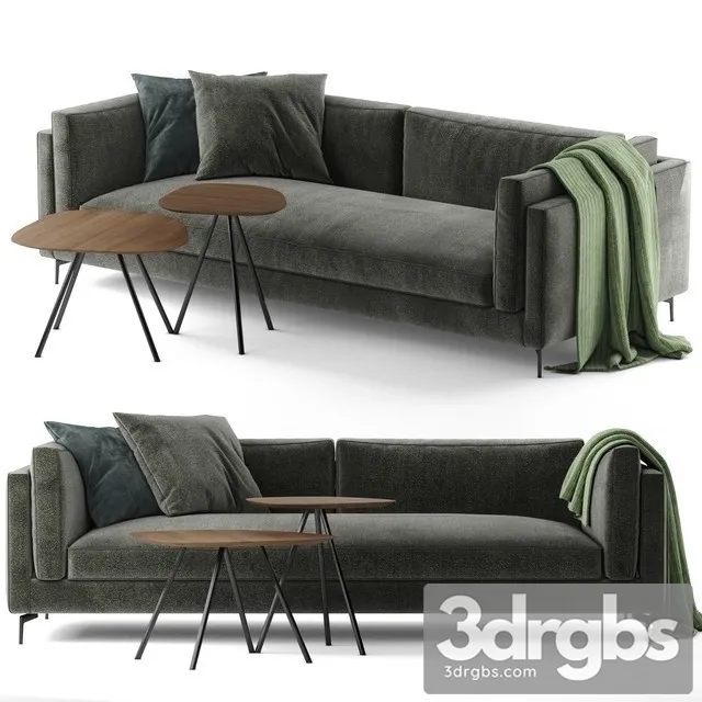 Calligaris Danny Sofa 3D Model Download
