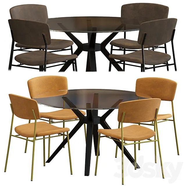 Calligaris Fifties Chair 3D Model