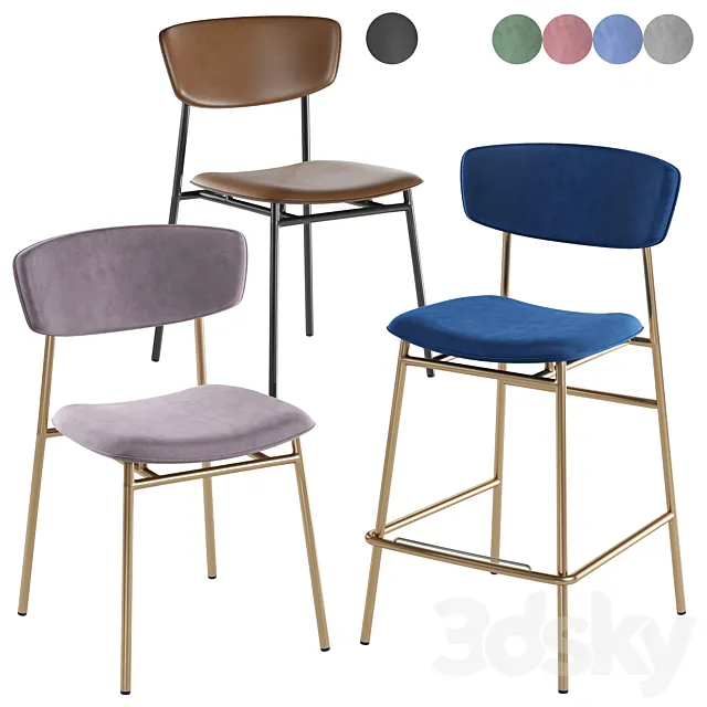 Calligaris Fifties chair barstool Free Download