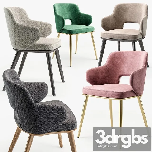 Calligaris foyer armchair 2 3D Model Free