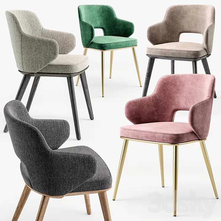 Calligaris foyer armchair 3D Model