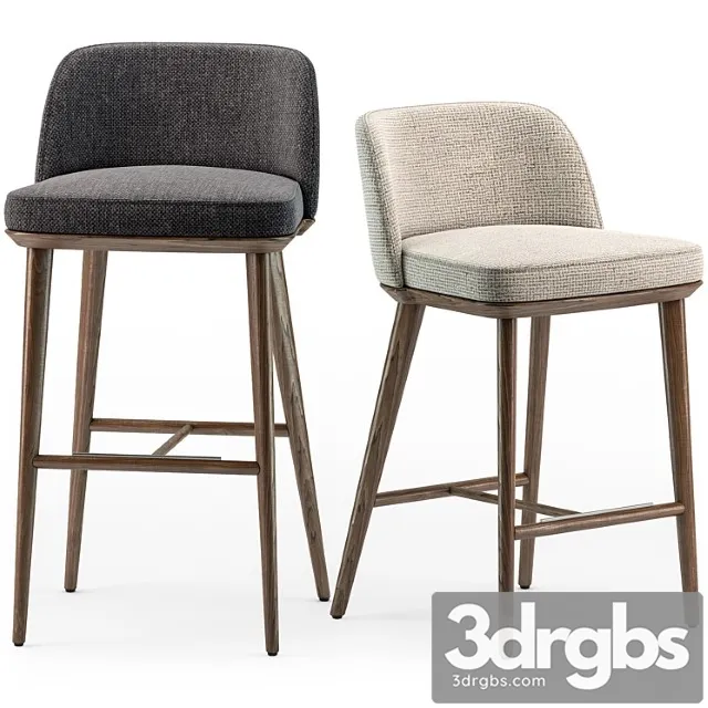 Calligaris foyer stool set 02