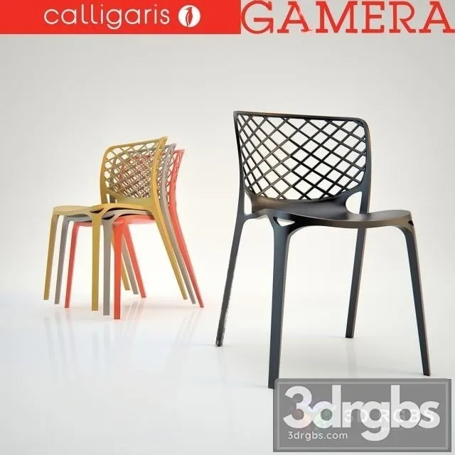 Calligaris Gamera Chair 3D Model Free