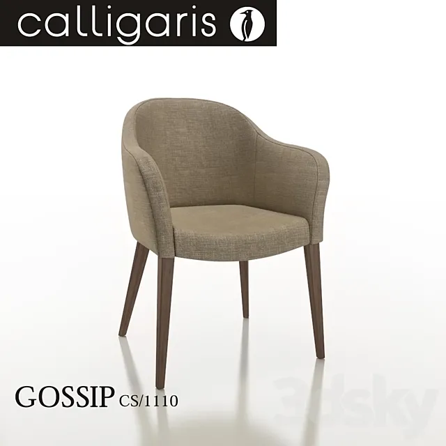 CALLIGARIS GOSSIP Dining Chair 3D Model