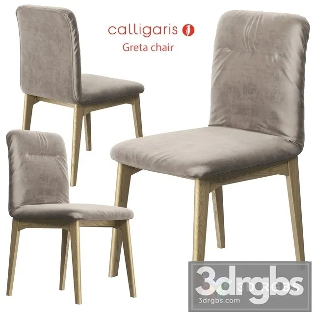 Calligaris Greta Chair 3D Model Free