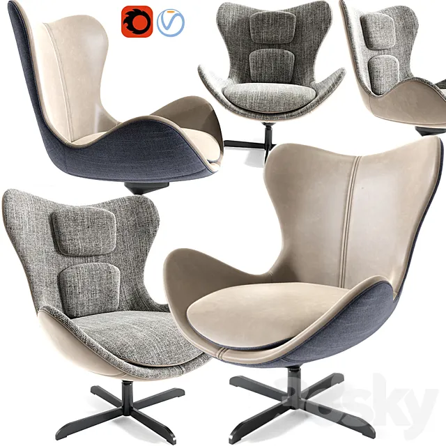 Calligaris lazy armchair 3DModel