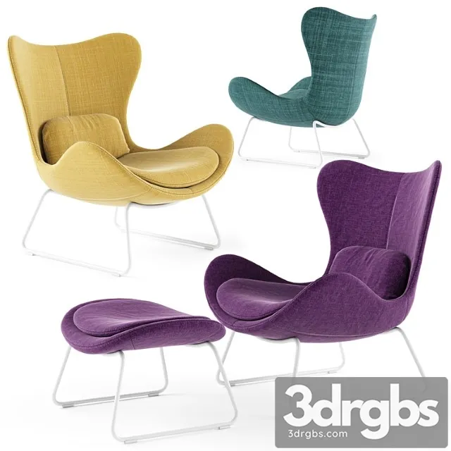 Calligaris lazy sled base armchair Free Download