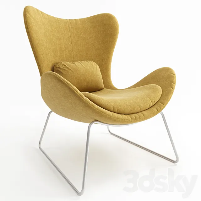Calligaris LAZY with metal base Free Download