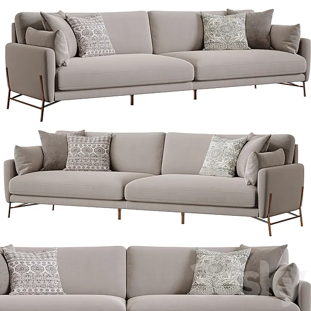 Calligaris | Le Marais sofa 3D Model