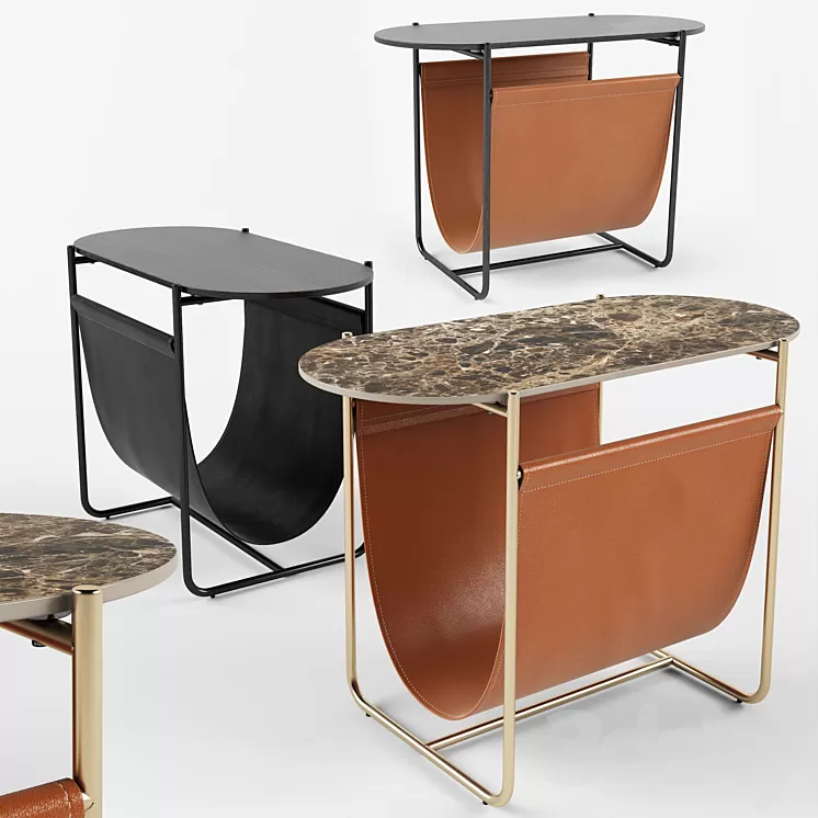 Calligaris Magazine Side Table 3D Model