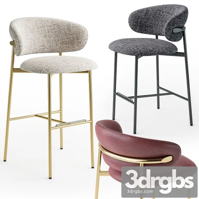 Calligaris Oleandro Stool 3D Model Free