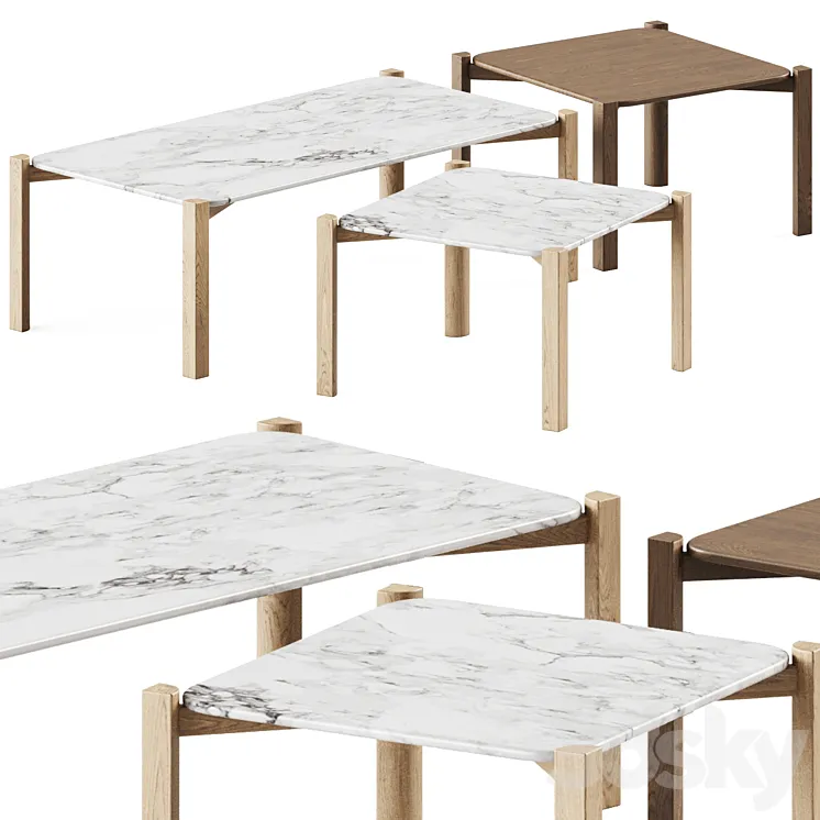 Calligaris Palette Coffee Table 3D Model Free