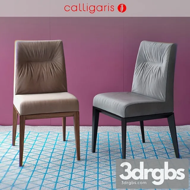 Calligaris Stul Tosca Chair 3D Model Free