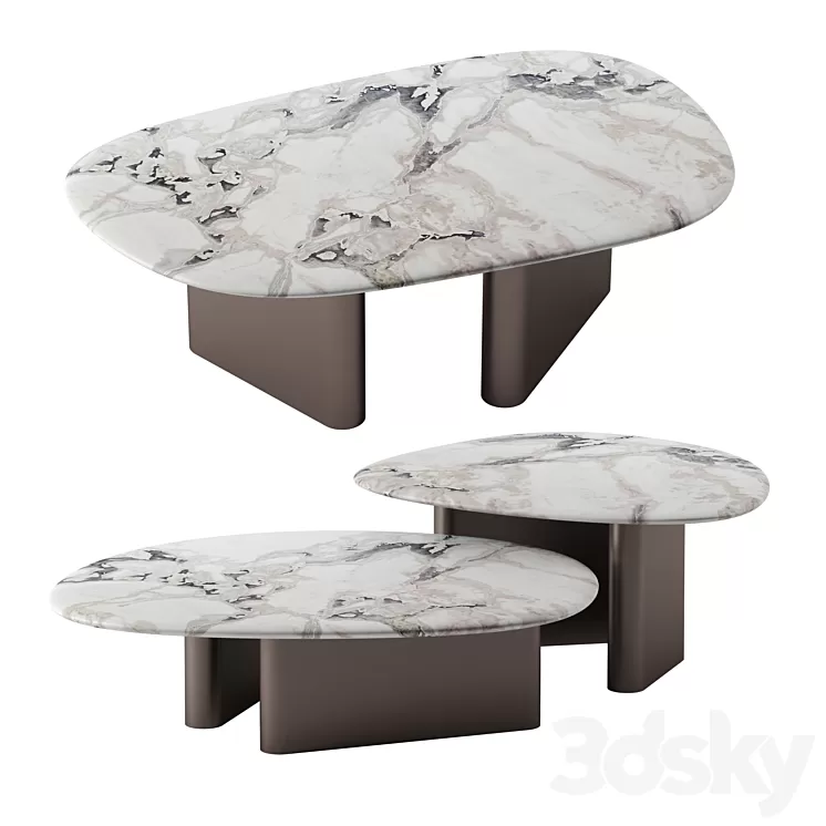 CALLISTO coffee tables by Porada 3D Model Free