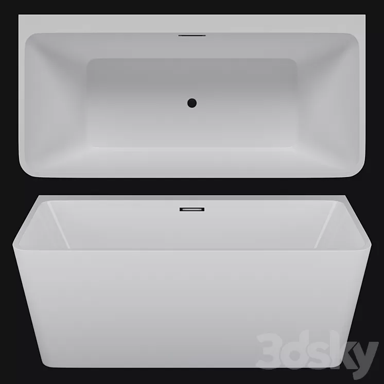 Calypso Santiago 8C-356-170 170x80 3D Model Free