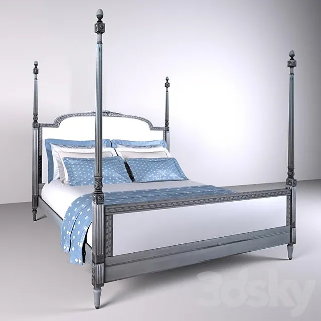 CAMA ANGELES 200 S3927 3D Model