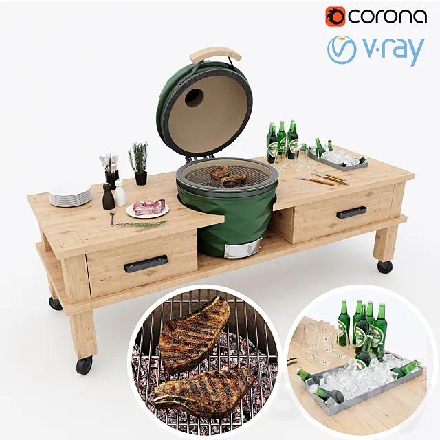 Camado_grill 2 _ Camado Grill 2 3D Model