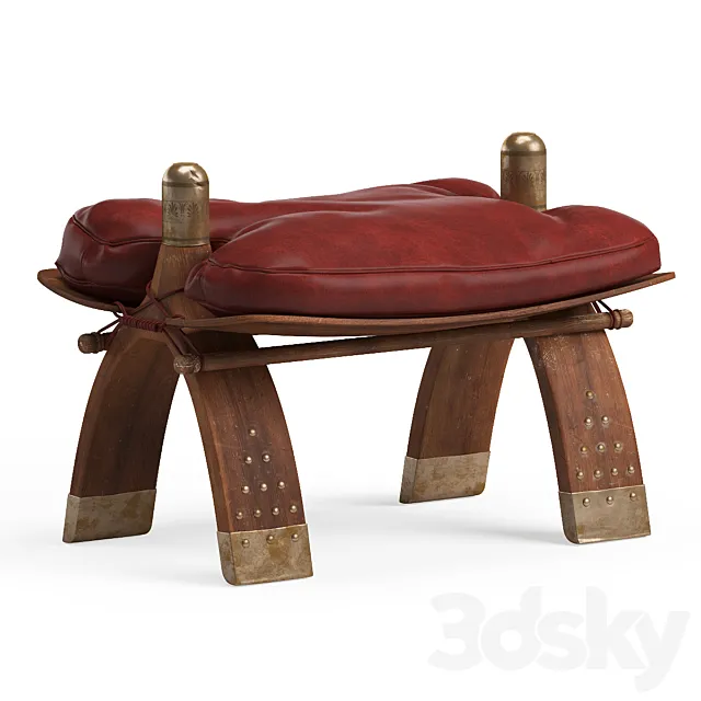 Camel saddle stool 3D Model