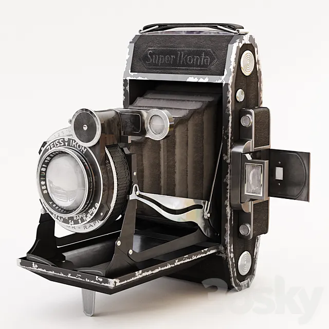 Camera: Zeiss Ikon Super Ikonta 530_2 3D Model