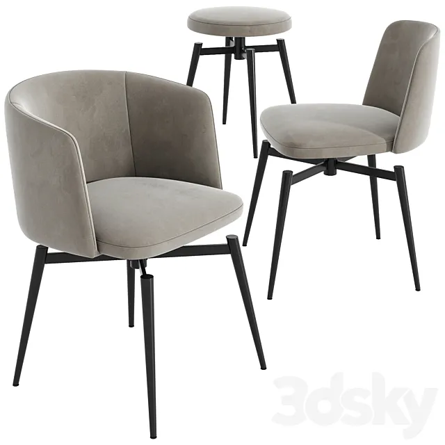 Camerich Ballet Chairs 3DModel