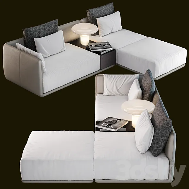 Camerich LA Elan Sectional 3D Model