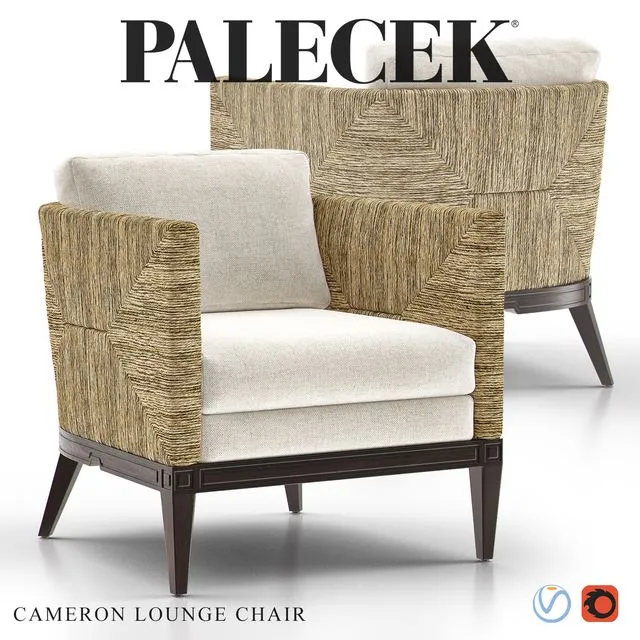CAMERON Lounge Chair 3D Model