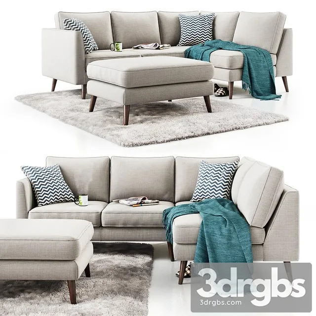 Cameron Sofa 3D Model Free