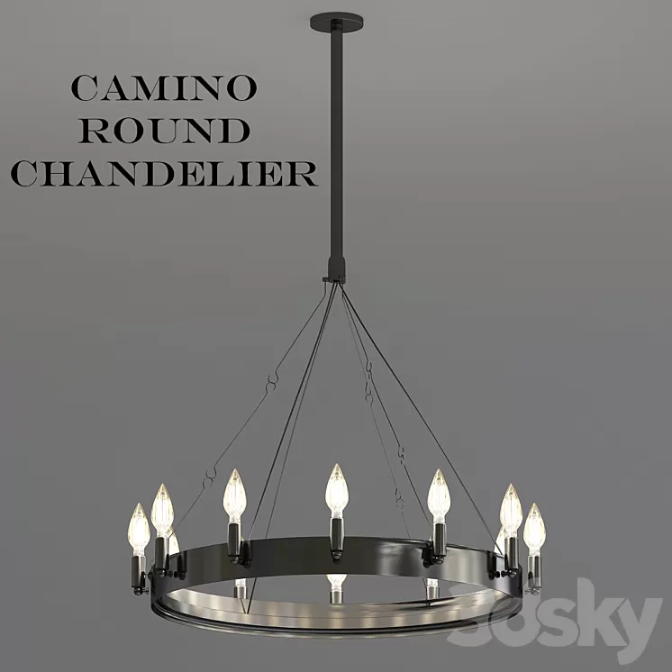 Camino round chandelier