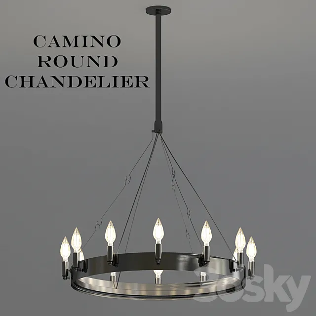 Camino round chandelier Free Download