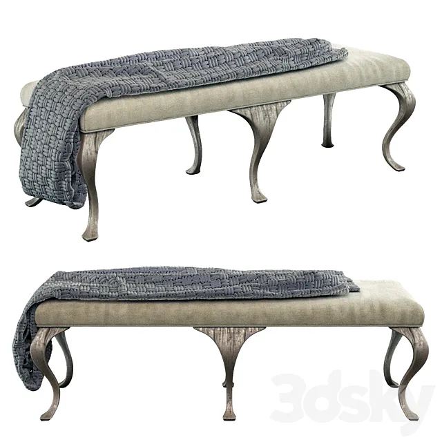 Campania Bench 370-508 3DModel