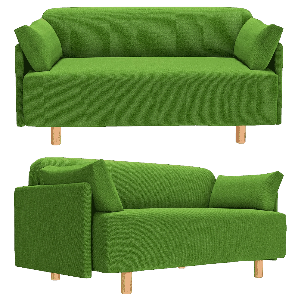 Campeggi - Sofa Woody 3D Model