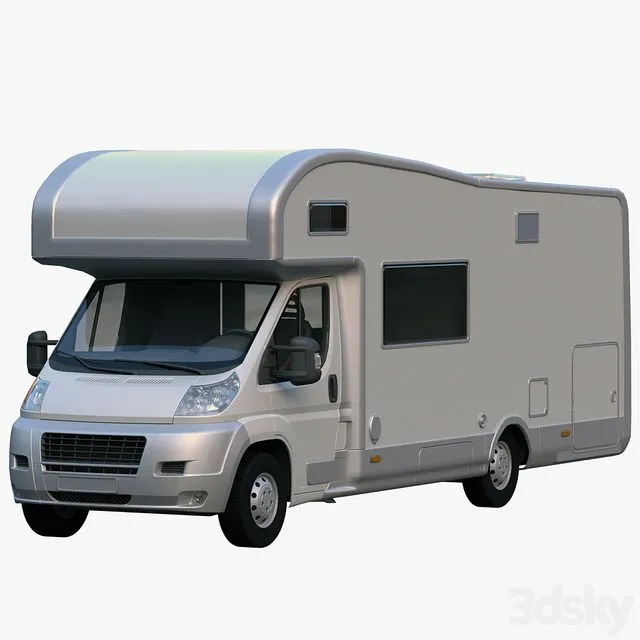 Camper motorhome (Peugeot Boxer Maxi Fiat Ducato Maxi Citroen Jumper Maxi) 3D Model