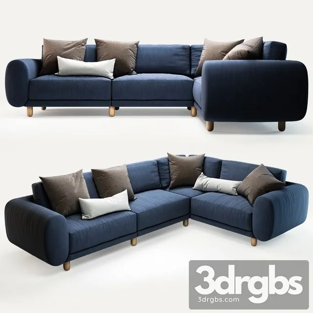 Campo Sofa 3D Model Free