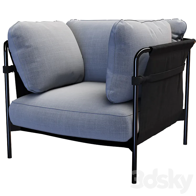 Can Armchair by Hay 3D Model Free