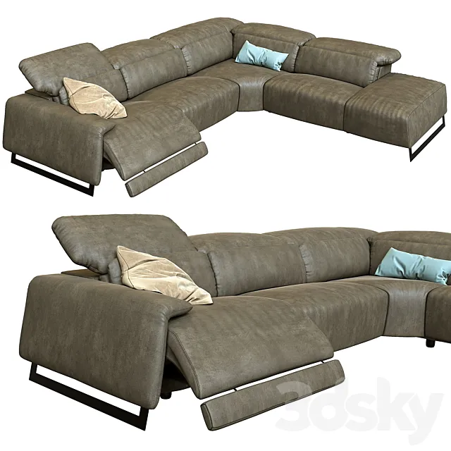Canaletto sofa by Nicoline 3D Model