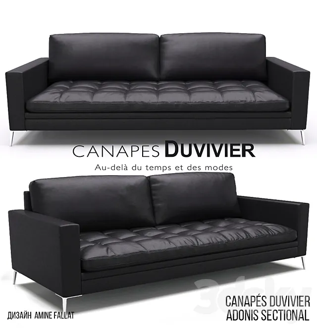 Canapes Duvivier ADONIS 3DModel
