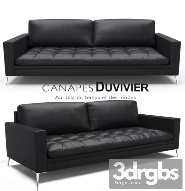 Canapes Duvivier Adonis Sofa 3D Model Free