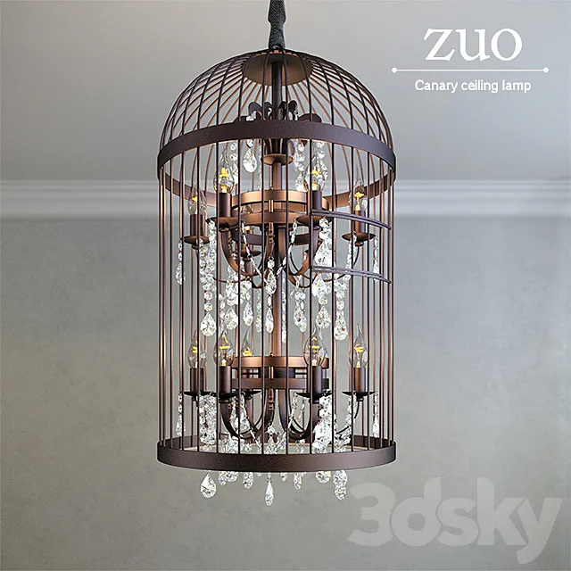 Canary chandelier by ZUO 3DModel