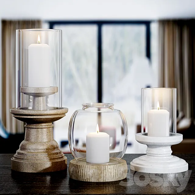 candel set 02 3D Model