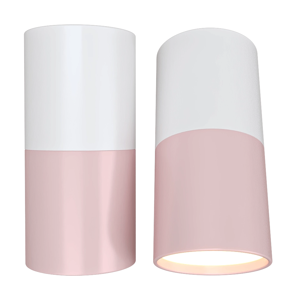 Candellux Lighting - Ceiling fixture white and pink GU10 Tube 3D Model