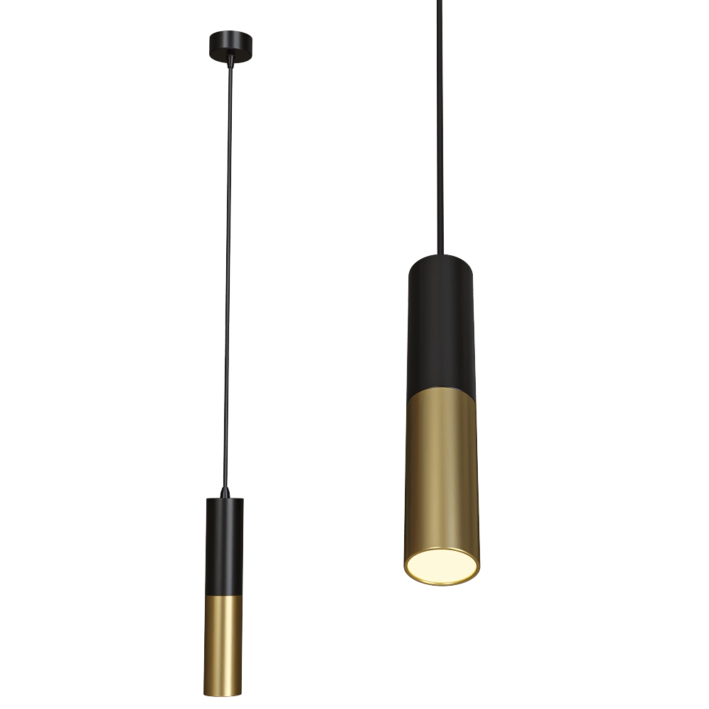 Candellux Lighting - Ceiling lamp black gold 31-77677 3D Model