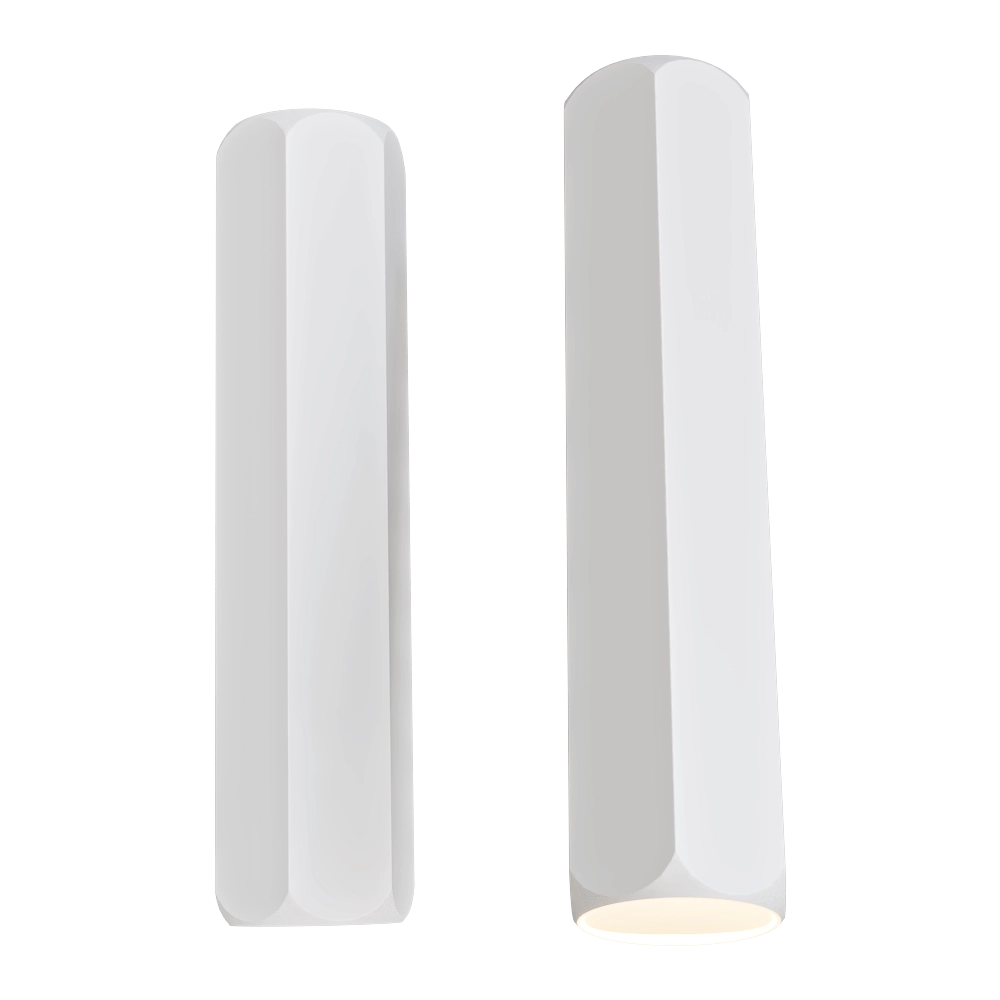 Candellux Lighting - Ceiling lamp Tuba Candellux white hexagonal 2282800 3D Model