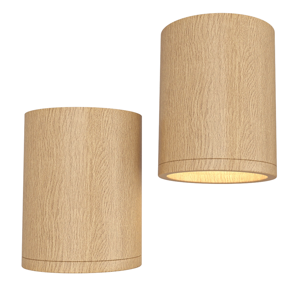 Candellux Lighting - Ceiling lamp Tuba Wooden 3D Model