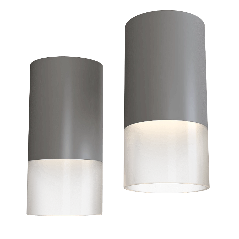 Candellux Lighting - Spot light Gray tube with frozen glass for the GU10 3D Model