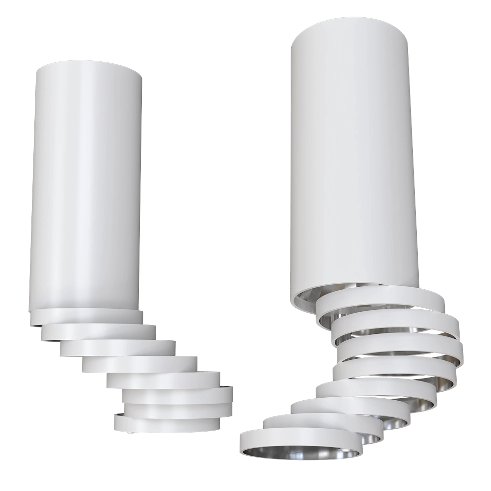 Candellux Lighting - Spot light white rings 2282725 3D Model