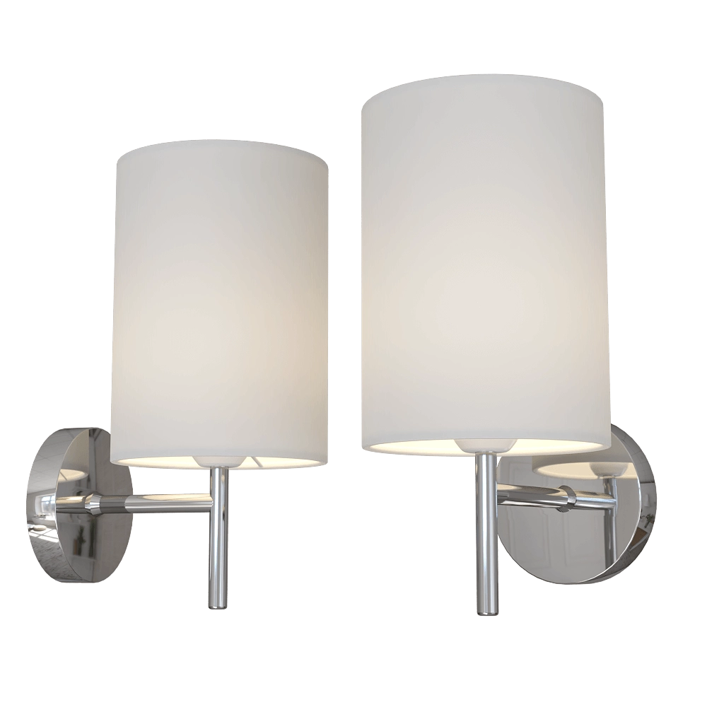 Candellux Lighting - Wall lamp 1x40W E14 Chrome YAN 21-45249 3D Model