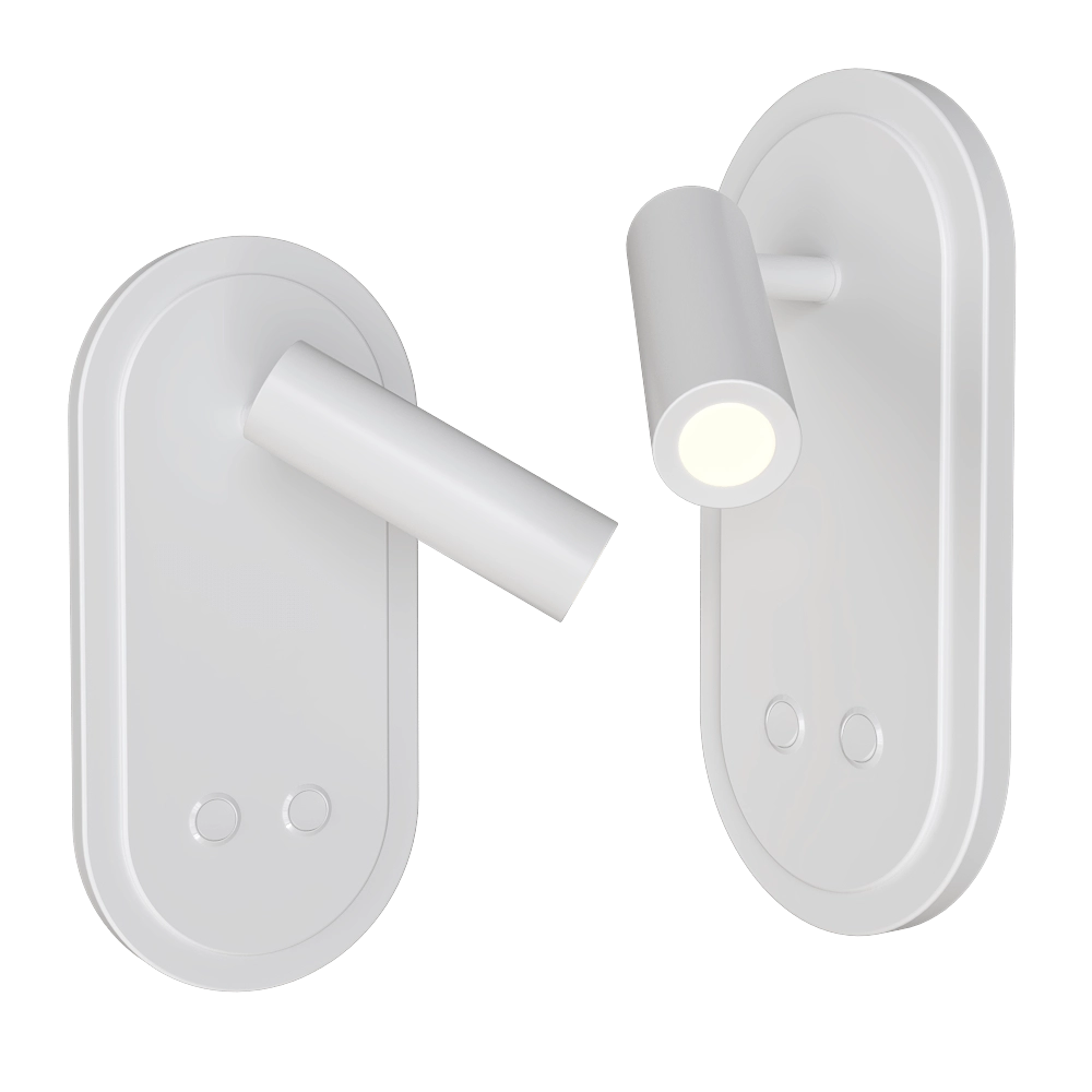 Candellux Lighting - Wall lamp LED reading white adjustable Miracle 22-76014 3D Model