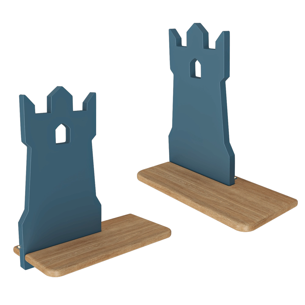 Candellux Lighting - Wall lamp shelf Kids tower blue 21-84729 3D Model